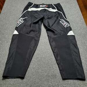 BILT Pants Men 38 Black White Takedown Motocross Dirt Bike ATV Riding Mesh Lined